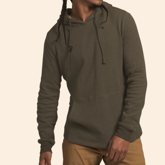 The North Face Men Waffle Knit Terrain Slim Fit Hoodie Olive L - Picture 1 of 8